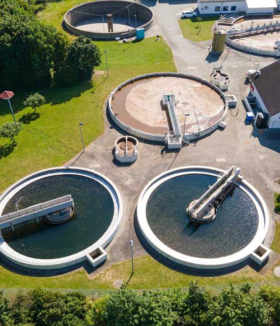 Kläranlage Lahnau-Dollar Luftbild