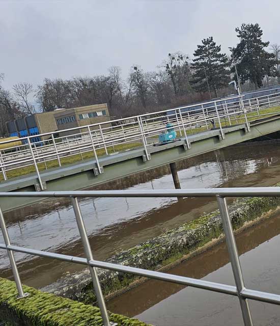 Kläranlage Meckesheim Klärbecken